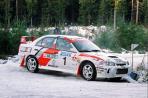 Mitsubishi Lancer Evolution IV | 1997 ралли Швеции | Tommi Makinen Team Mitsubishi Ralliart