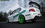 Mitsubishi Lancer Evolution 9 Green wheels