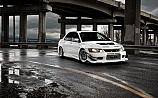 Mitsubishi Lancer Evo 9 White Voltex