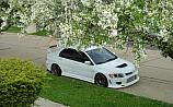 Mitsubishi Lancer Evolution IX White C-West