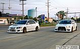 Mitsubishi Lancer Evo IX White C-West